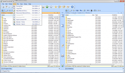 Screenshot of the application SpeedCommander - #4