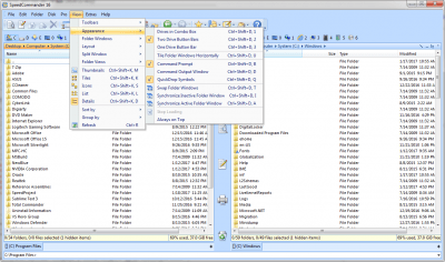 Screenshot of the application SpeedCommander - #5