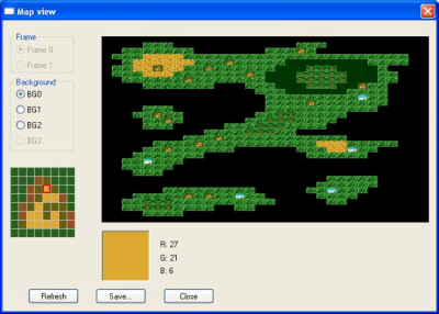 Screenshot of the application VisualBoyAdvance - #1