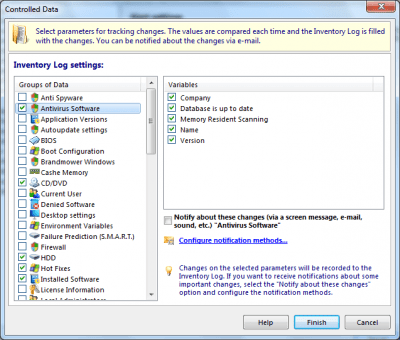 Screenshot of the application DEKSI Network Inventory - #3