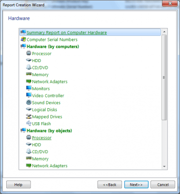 Screenshot of the application DEKSI Network Inventory - #6