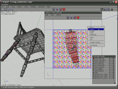 Screenshot of the application Wings 3D - #5