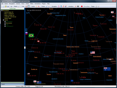 Screenshot of the application AstroSynthesis - #2