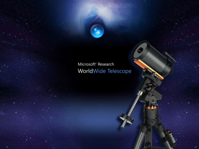 Screenshot of the application WorldWide Telescope - #1