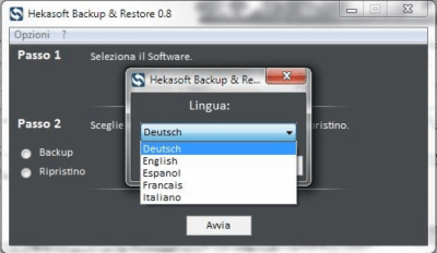 Screenshot of the application Hekasoft Backup & Restore - #2