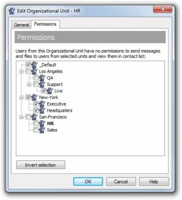 Screenshot of the application Bopup Communication Server - #4