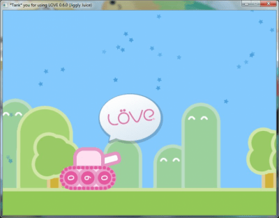 Screenshot of the application LÖVE - #2