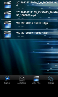 Screenshot of the application New advanced player - #3