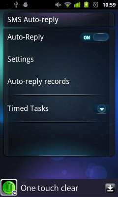 Screenshot of the application SMS Autoresponder - #4