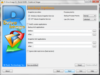 Screenshot of the application R-Drive Image - #5