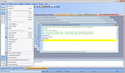 Screenshot of the application PilotEdit - #3