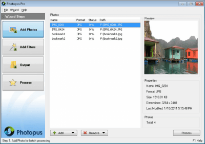 Screenshot of the application Photopus Pro - #2