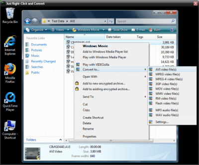 Screenshot of the application Videozilla - #5