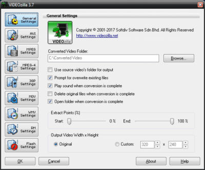 Screenshot of the application Videozilla - #6