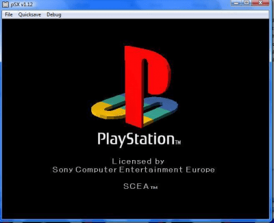 Screenshot of the application pSX emulator - #1