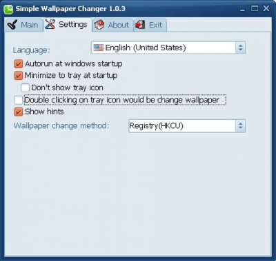 Screenshot of the application Simple Wallpaper Changer - #3