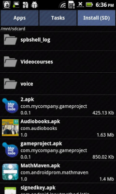 Screenshot of the application Appcombine - #3
