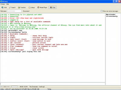 Screenshot of the application KCeasy - #5