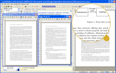 Screenshot of the application LEd - #3