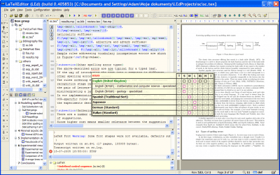 Screenshot of the application LEd - #4