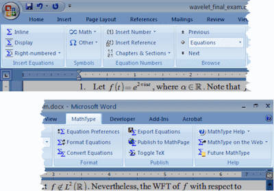 Screenshot of the application MathType - #3