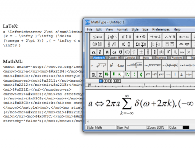 Screenshot of the application MathType - #5