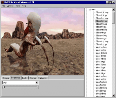 Screenshot of the application MilkShape 3D - #3