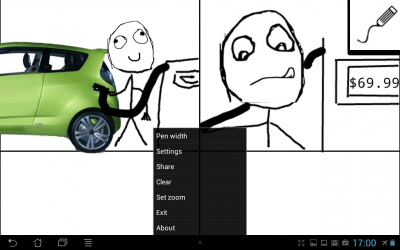 Screenshot of the application Rage Comic Maker - #1