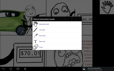 Screenshot of the application Rage Comic Maker - #7