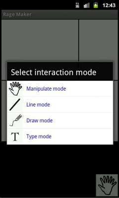Screenshot of the application Rage Comic Maker - #8
