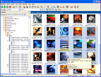 Screenshot of the application OrangeCD Player - #3