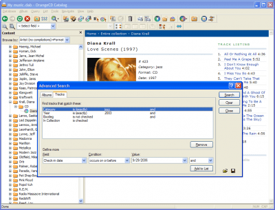 Screenshot of the application OrangeCD Player - #8