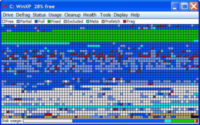 Screenshot of the application Vopt - #1