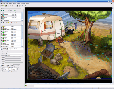 Screenshot of the application Wintermute Engine - #3