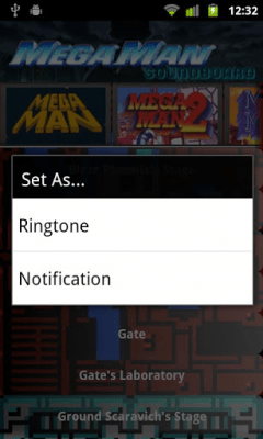 Screenshot of the application Megaman Soundboard - #2