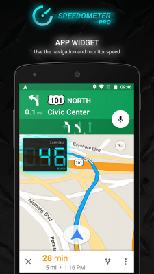 Screenshot of the application Speedometer PRO - #8
