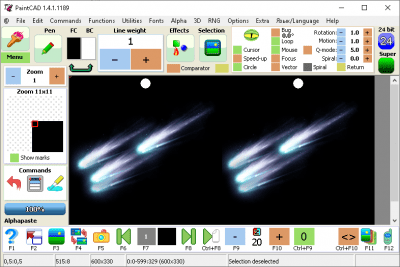 Screenshot of the application PaintCAD 4Windows - #2