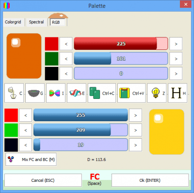 Screenshot of the application PaintCAD 4Windows - #22