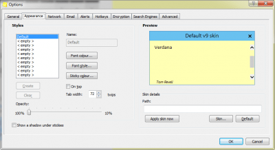 Screenshot of the application Stickies - #5