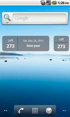 Screenshot of the application Day Matters Widget - #4