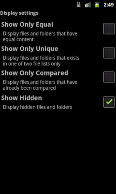 Screenshot of the application Folder Compare - #4