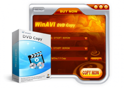 Screenshot of the application WinAVI DVD Copy - #1