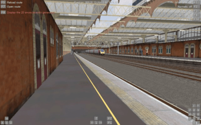 Screenshot of the application OpenBVE - #3