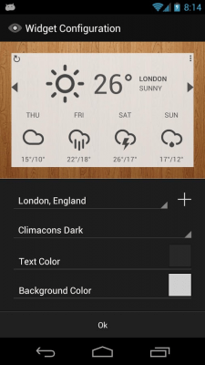 Screenshot of the application Eye In Sky Weather - #2