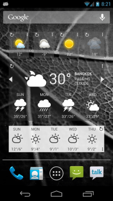 Screenshot of the application Eye In Sky Weather - #3