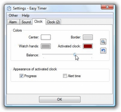Screenshot of the application Easy Timer - #4