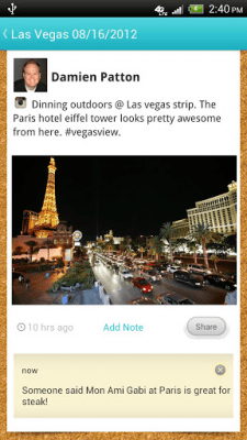 Screenshot of the application Pin a Post - #4