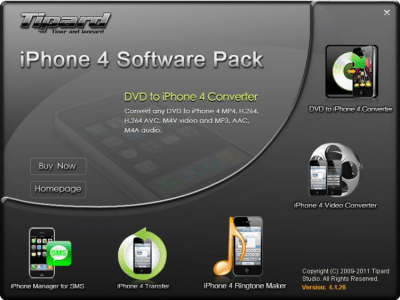 Screenshot of the application iPhone 4 Software Pack - #1