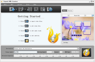 Screenshot of the application Tipard DVD Creator - #1