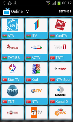 Screenshot of the application Online TV - #6